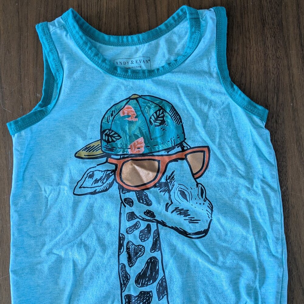 Andy and Evan Giraffe Tank- 3T